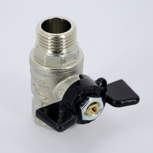 Кран шаровой BUGATTI ARIZONA 607 бабочка 1/2&amp;quot; ВН, стандартный проход