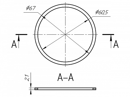 АНИПЛАСТ Прокладка 11/2&quot;х40