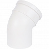 ПВХ Отвод канализационный SINIKON КОМФОРТ ПЛЮС белый Ø110х45°