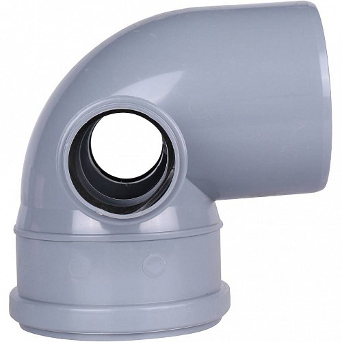 556003.R (556003.E) Sinikon СТАНДАРТ Отвод с двумя патрубками ПП D 110/050*87°