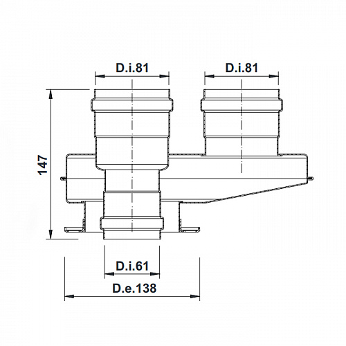 Адаптер котла одноблочный TERMICA TADA22 (BOSCH/BUDERUS/OLICAL/PROTHERM/SIME)