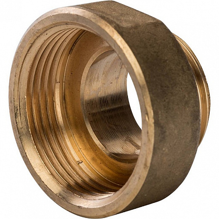 Муфта переходная резьбовая латунная STOUT без покрытия 2&quot;x1&quot; ВН