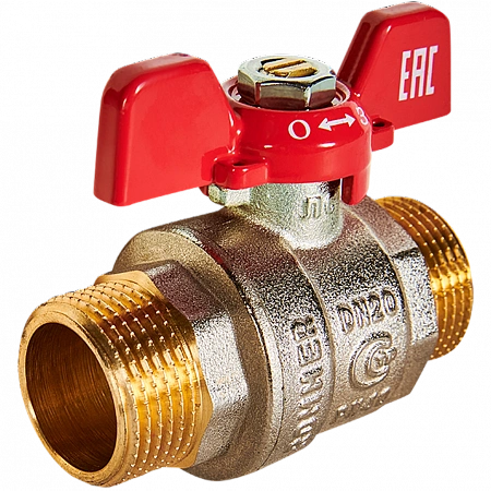 Кран шаровой ROMMER бабочка 3/4&quot; НН 