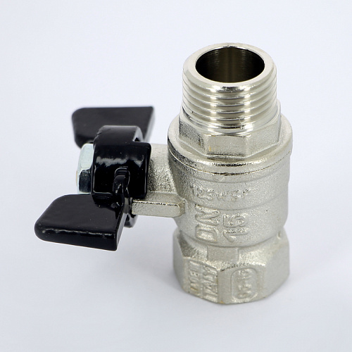 Кран шаровой BUGATTI ARIZONA 607 бабочка 1/2&amp;quot; ВН, стандартный проход