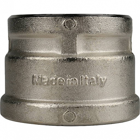 Муфта переходная резьбовая латунная STOUT никель 11/2&quot;X11/4&quot; В