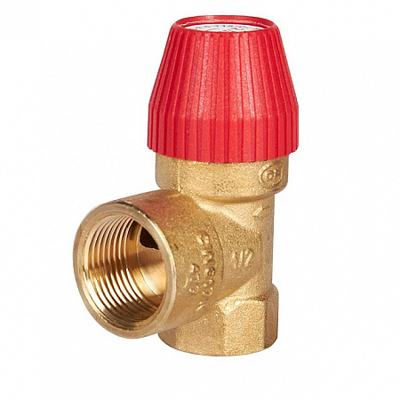 Клапан предохранительный для отопления STOUT 1/2&quot;x3/4&quot; (2,5 бар) (477.127)