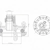 Оголовок для скважины наружный ДЖИЛЕКС ХИТ ОСП 140-160/40 пластик