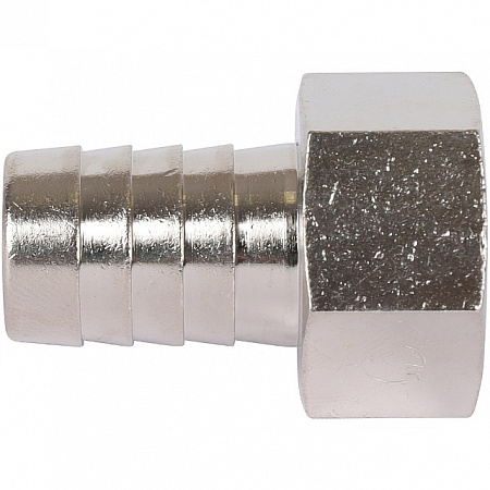 Штуцер резьбовой латунный STOUT никель 1/2&quot;x16мм В