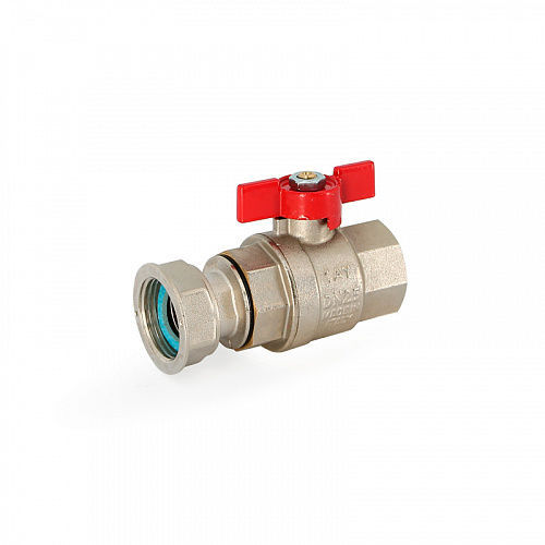 Кран шаровой UNI-FITT 3/4&amp;quot; В, с накидной гайкой