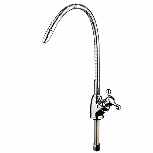 Кран для чистой воды ГЕЙЗЕР исп. 8 гибкий с плавной регулировкой керамический