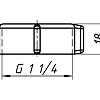 Гайка пластиковая для сифона АНИПЛАСТ M432 11/4&amp;quot;x32 белая (025-0686)