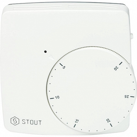 Термостат комнатный STOUT WFHT-DUAL электронный, дистанционный датчик в пол