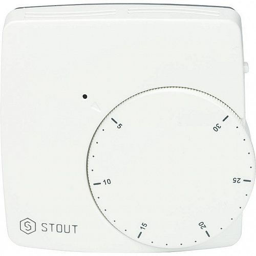Термостат комнатный STOUT WFHT-DUAL электронный, дистанционный датчик в пол