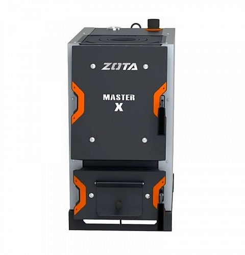 Котел твердотопливный напольный ZOTA MASTER X 32П, 32 кВт, одноконтурный, открытая камера