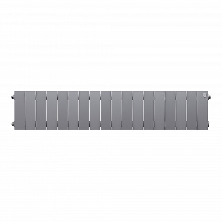 Радиатор биметаллический ROYAL THERMO PIANOFORTE SILVER SATIN 200x18 секций, серый (НС-1346027)