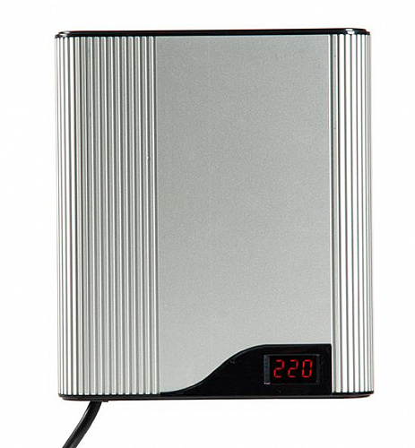 Стабилизатор сетевого напряжения TEPLOCOM ST-888-И, Мощн нагр 888ВА,диап 145-260В,БАСТИОН (алюминий)