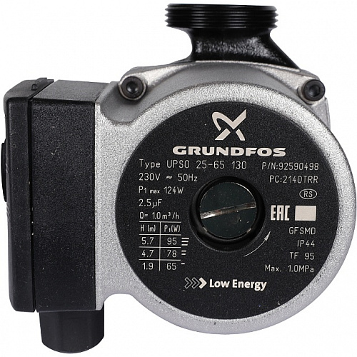 НСУ Насосно-смесительный узел теплого пола STOUT с насосом 1&amp;quot;, UPSO, клапан 30-60°C, разбор, 130мм