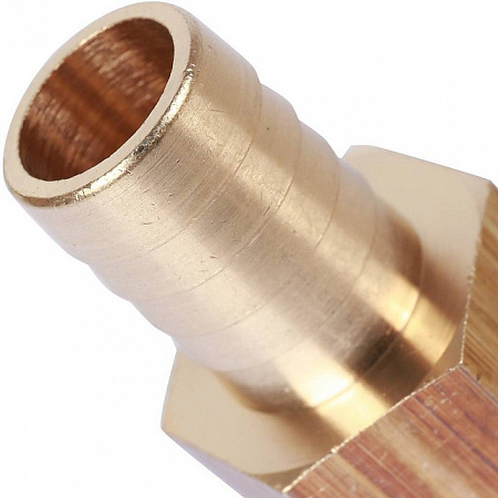 Штуцер резьбовой латунный STOUT без покрытия 1/2&quot;x16мм В