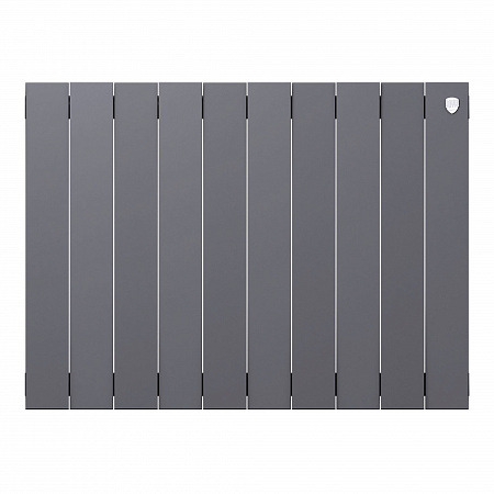 Радиатор биметаллический ROYAL THERMO PIANOFORTE SILVER SATIN NEW 500x10 секций, серый (НС-1176335)