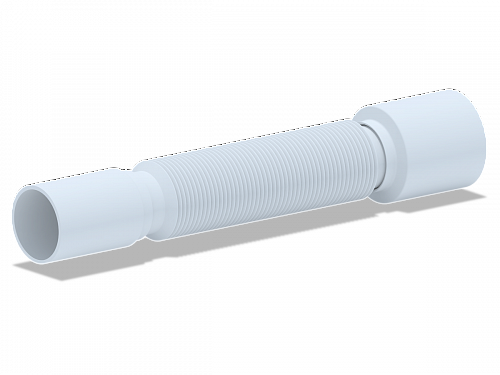 Гофра для сифона гибкая пластиковая укороченная АНИПЛАСТ 375х40/50х11/2&amp;quot; (01536)