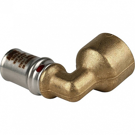 МП Угол резьбовой пресс для металлопласта STOUT Ø16х1/2&quot; В