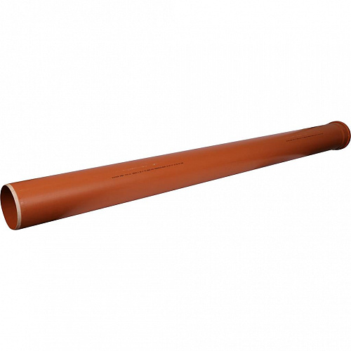 22010.R Sinikon НПВХ Труба D 160 x 4,0 SN4, 1000 мм для нар. канализации