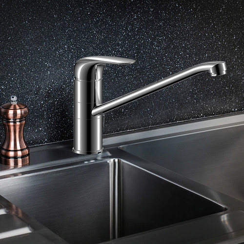 Смеситель для кухни OLIVE'S CASTILLA 07430CS хром, латунь, уп. (10 шт)