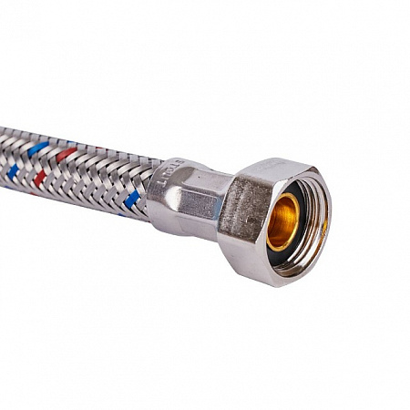 Гибкая подводка для смесителей STOUT нерж.сталь М10*35-1/2&quot;-80 см, пара