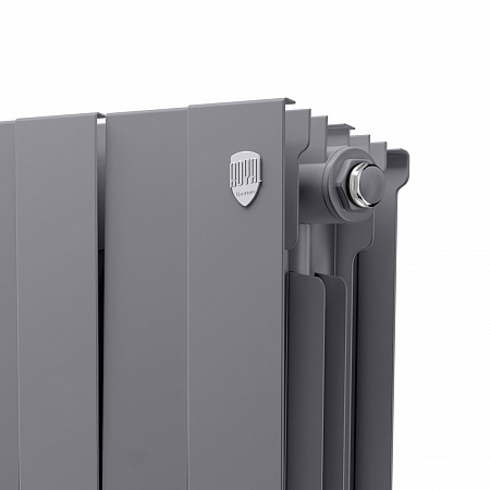 Радиатор биметаллический ROYAL THERMO PIANOFORTE SILVER SATIN NEW 500x6 секций, серый (НС-1176340)