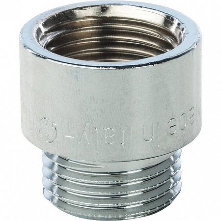Удлинитель резьбовой латунный STOUT хром 1/2&quot;x15мм ВН