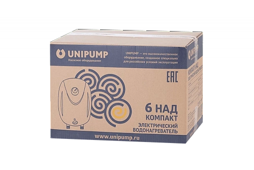 ЭВН Водонагреватель накопительный электрический UNIPUMP КОМПАКТ 6 над