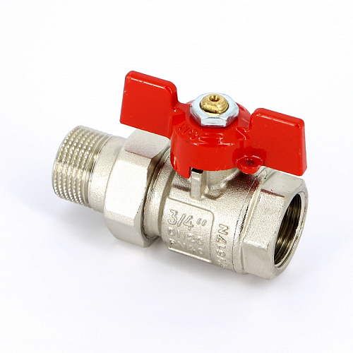 Кран шаровой с американкой UNI-FITT ETALON бабочка 3/4&amp;quot;