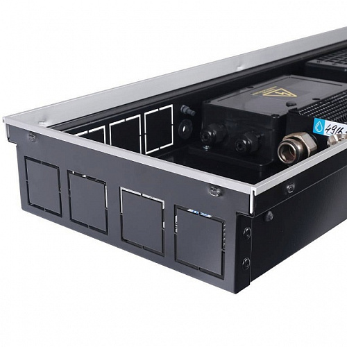 Конвектор внутрипольный STOUT SCQ 75х240х1500 принудительная конвекция