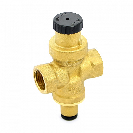 Редуктор давления UNI-FITT 1/2&quot; В 1-4 бар PN15 COMPACT с отверстием под радиальный манометр 1/4&quot;
