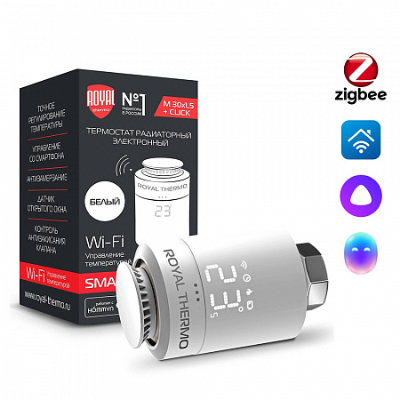 Термоголовка электронная для радиатора ROYAL THERMO SMART HEAT (НС-1303165)