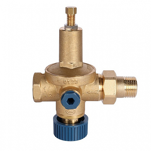 Клапан подпиточный автоматический STOUT 1/2 ВН/НР с выходом под манометр 0525.115