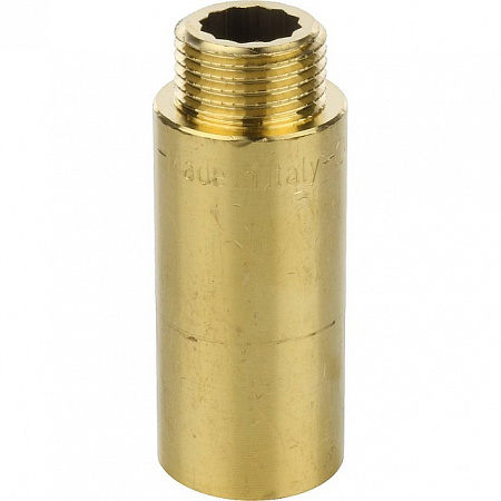 Удлинитель резьбовой латунный STOUT без покрытия 1/2&quot;x55мм ВН