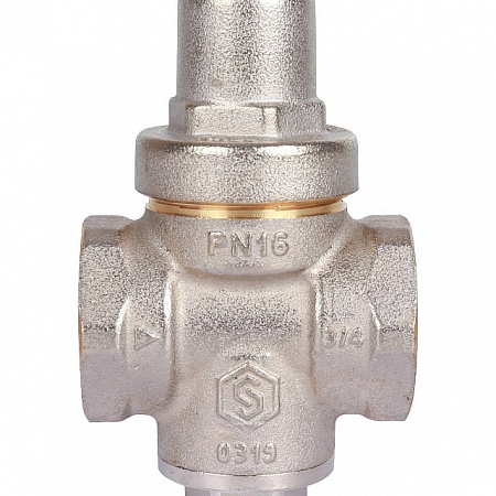 Редуктор давления STOUT PN16 вн/вн 3/4&quot; без подкл. манометра