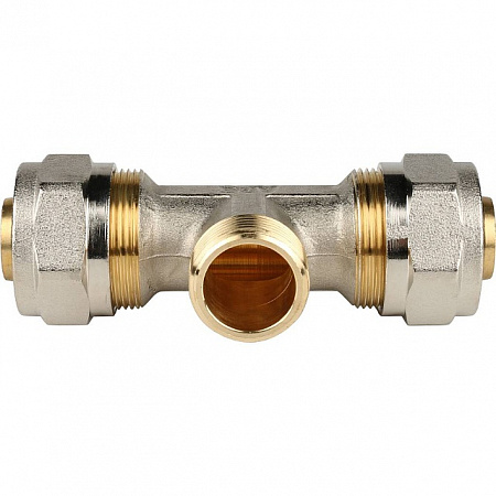 МЦ Тройник резьбовой цанга для металлопласта STOUT Ø26х3/4&quot;х26 Н
