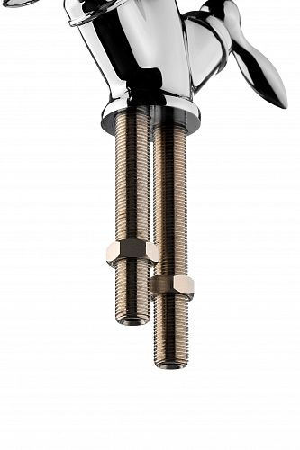 Кран с двумя вентилями ГЕЙЗЕР исп. 7 с плавной регулировкой, керамический, к ПРЕСТИЖ-М, двойной