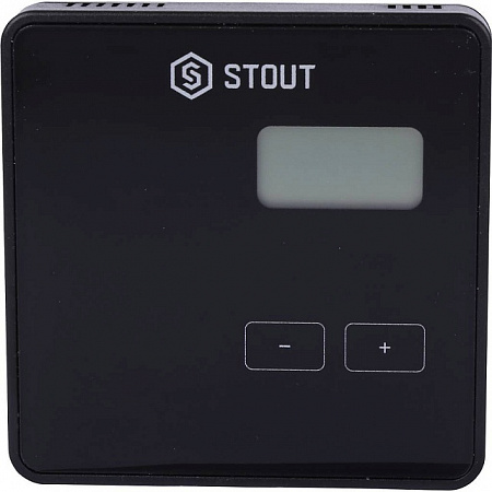 Регулятор комнатный STOUT проводной R-9b черный