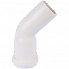 ПВХ Отвод канализационный SINIKON КОМФОРТ ПЛЮС белый Ø40х45°