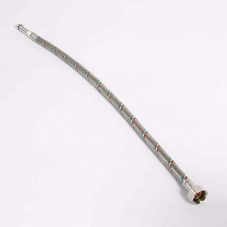 UNI-FITT Гибкая подводка для смесителя МL10х1 - 1/2&quot;, 50 см, удл. штуцер, DN 8, оплётка из нерж. ста