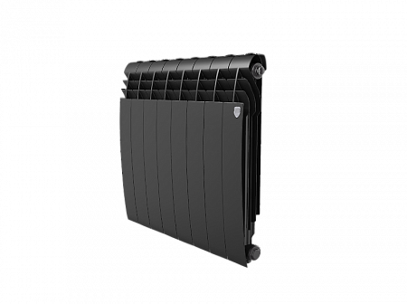 Радиатор алюминиевый ROYAL THERMO BILINER ALUM NOIR SABLE 500x8 секций, черный