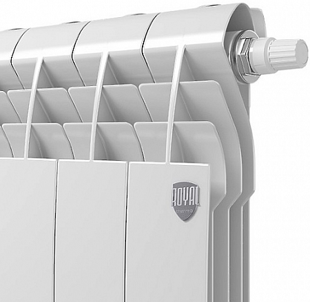 Радиатор биметаллический ROYAL THERMO BILINER BIANCO TRAFFICO VR 350х4 секций (НС-1196728)