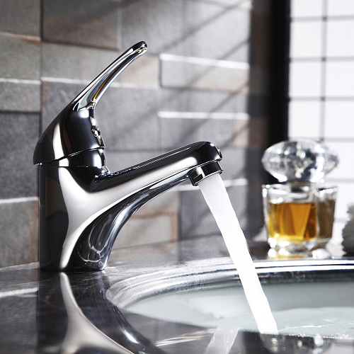 Смеситель для раковины OLIVE'S LEON 04100LN хром, латунь, упак (10 шт)