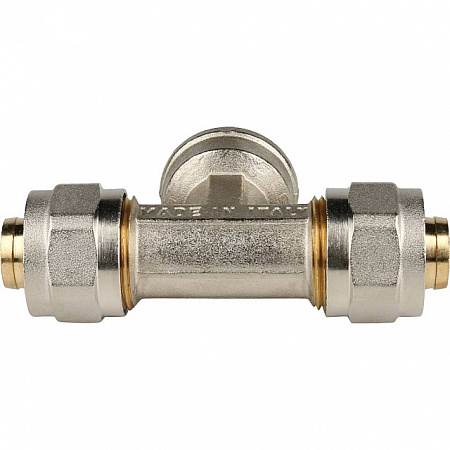 МЦ Тройник резьбовой цанга для металлопласта STOUT Ø20х3/4&quot;х20 В