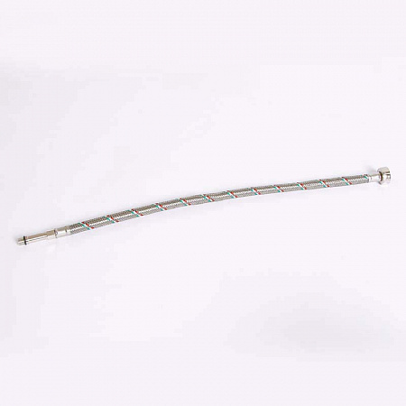 UNI-FITT Гибкая подводка для смесителя МL10х1 - 1/2&quot;, 50 см, удл. штуцер, DN 8, оплётка из нерж. ста