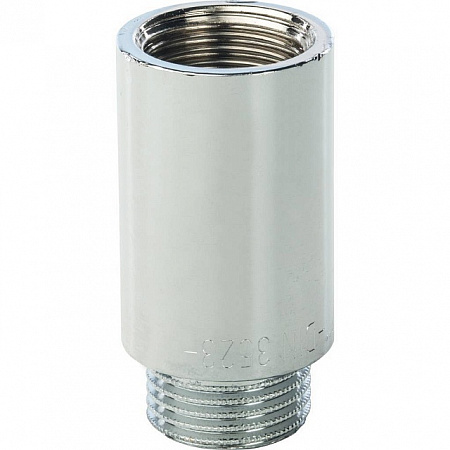 Удлинитель резьбовой латунный STOUT хром 1/2&quot;x40мм ВН