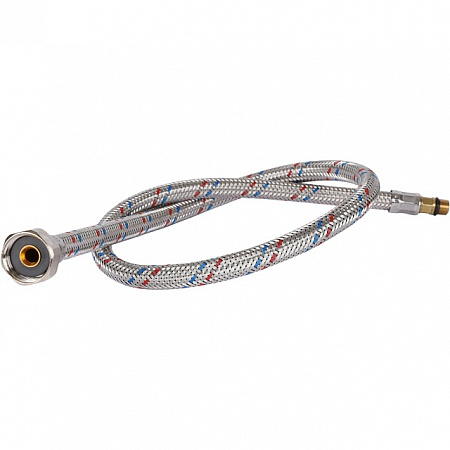 Гибкая подводка для смесителей STOUT нерж.сталь М10*18-1/2&quot;-80 см, пара